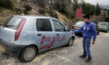 Yahudi yerleşimcilerden Batı Şeria'da ırkçı saldırı