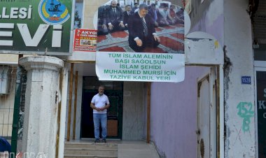 Batman'da Şehid Mursi için taziye kuruldu