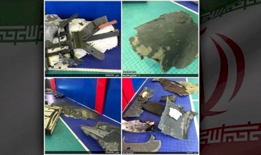 İran düşürdüğü ABD'ye ait İHA'nın enkazını sergiledi