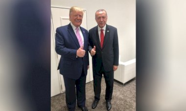 Erdoğan ve Trump'tan 'tamam' pozu
