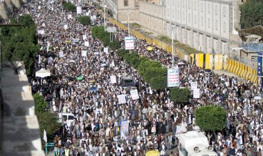 Yemen'de binlerce kişi Bahreyn çalıştayını protesto etti