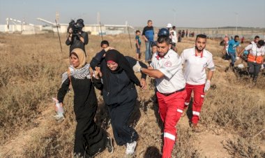 İşgal karşıtı yürüyüşte 30 Filistinli yaralandı