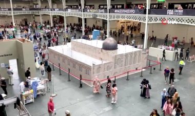 İsrail'in engelleme girişimlerine rağmen Filistin Fuarı Londra'da başladı