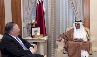 Pompeo, Katar Emiri Şeyh Temim ile görüştü