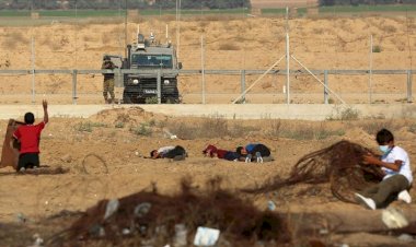 İşgalci İsrail askerleri Gazze sınırında 24 Filistinliyi yaraladı