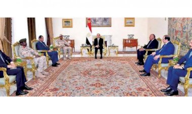 Darbeci Sisi Sudanlı genarellerle görüştü