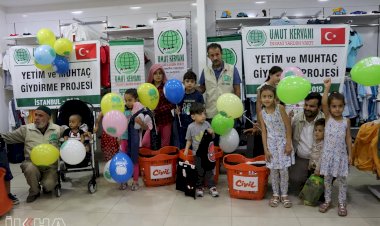 Umut Kervanı İstanbul’da onlarca yetimi giydirdi