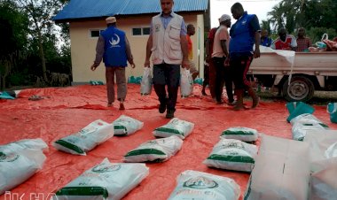 Avrupa Yetim Eli ve IHO-EBRAR Tanzanya'da kurban eti dağıttı