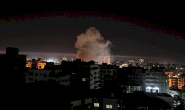 İşgalci İsrail'den Gazze'ye hava saldırısı