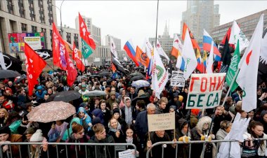 Rusya'da 20 bin kişilik protesto eylemi