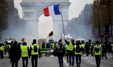 Fransa'da sarı yeleklilerin gösterileri 49. haftasında