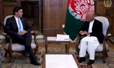 ABD Savunma Bakanı Esper, Afganistan Cumhurbaşkanı Gani ile görüştü