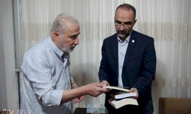 HÜDA PAR Genel Başkanı Sağlam'dan mütefekkir Halil'e ziyaret