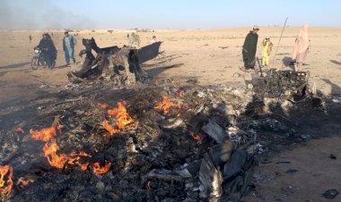 ABD'ye ait askeri helikopter düşürüldü