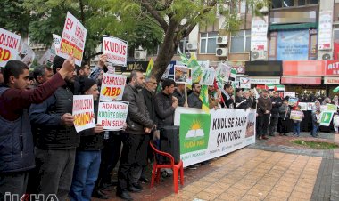 HÜDA PAR Adana İl Başkanlığı 'Yüzyılın İhaneti'ni tel'in etti