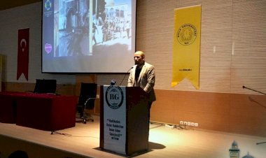 Halid El Awaisi D.Ü öğrencileri ile 'Kudüs Bizimdir' konferansında bir araya geldi
