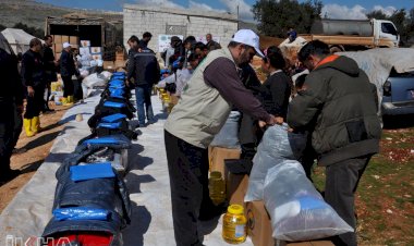 Umut Kervanı Suriye'de İdlib halkına yardımlarına devam ediyor