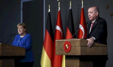 Cumhurbaşkanı Erdoğan Merkel ile görüştü