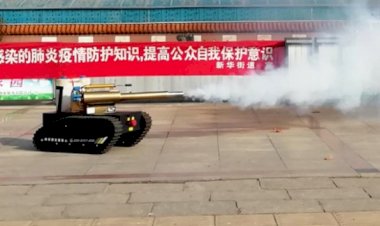 Koronavirüsle mücadelede 'salgın karşıtı robot'