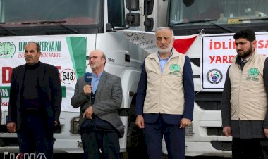 Umut Kervanından İdlib’e 3 TIR insani yardım