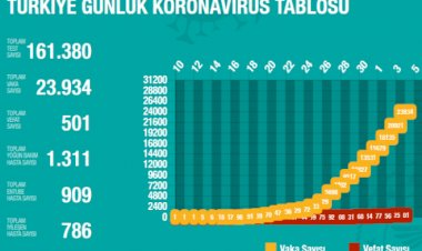 Türkiye'de can kaybı 501 oldu
