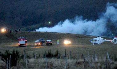 Fransa'da askeri helikopter düştü